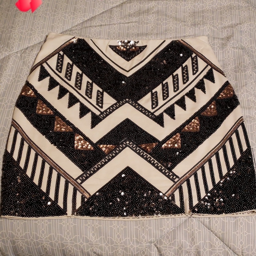 Express Sequins Skirt